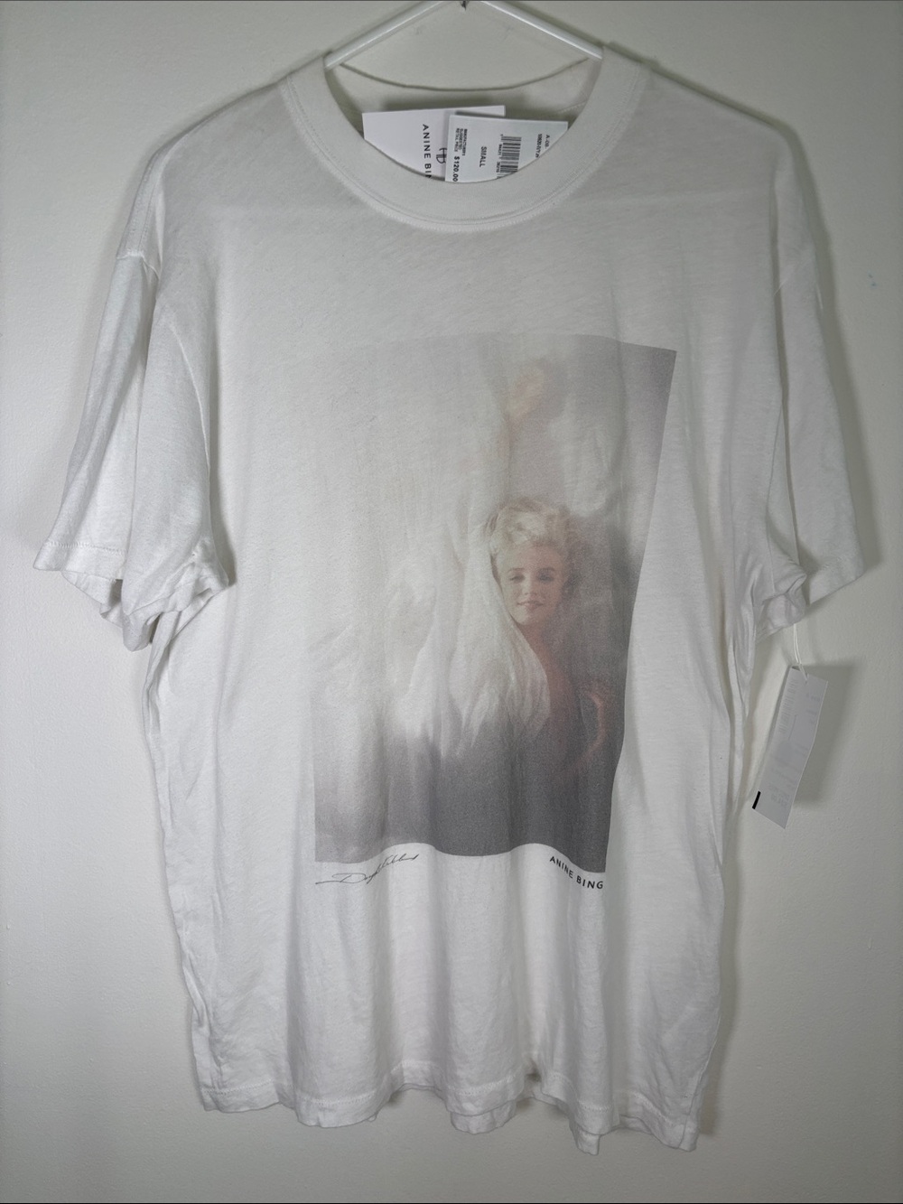 ANINE BING Lili Tee AB x MM x DK Marilyn Monroe Tee – Size Small – NWT - Picture 6 of 16